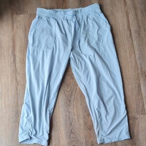 Lululemon blue linen joggers